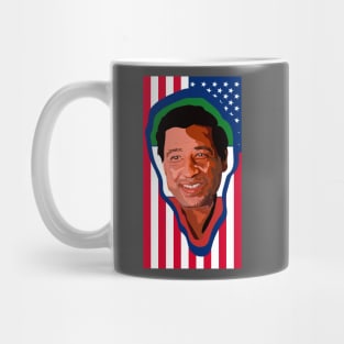 Cesar Chavez Mexico & America Outline Mug